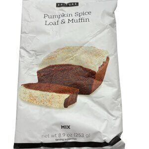 Epicure Pumpkin Spice Loaf & Muffin Mix 8.9 Oz 253g Pack Fall Baking Treat
